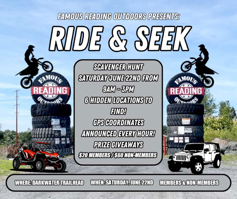Ride & Seek Scavenger Hunt | Saturday June 22, 2024 9am to 3pm