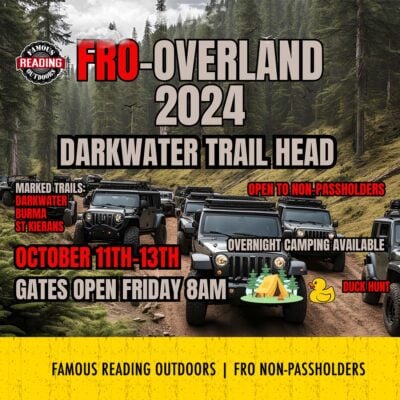 FRO-Overland Non-Passholders | October 11-13, 2024 | Darkwater Trail Head | Gates Open Friday 8am