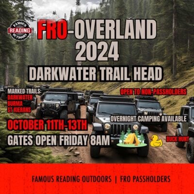 FRO-Overland Passholders | October 11-13, 2024 | Darkwater Trail Head | Gates Open Friday 8am