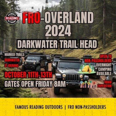 FRO-Overland Non-Passholders | October 11-13, 2024 | Darkwater Trail Head | Gates Open Friday 8am