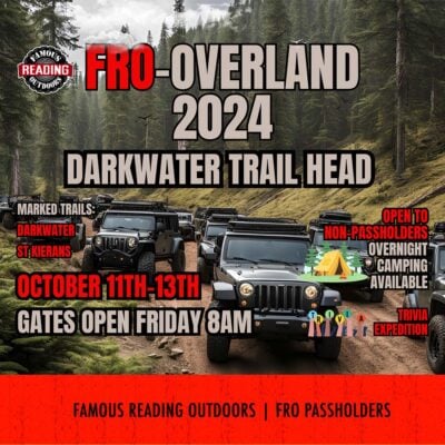 FRO-Overland Passholders | October 11-13, 2024 | Darkwater Trail Head | Gates Open Friday 8am