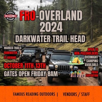 FRO-Overland Vendors/Staff | October 11-13, 2024 | Darkwater Trail Head | Gates Open Friday 8am