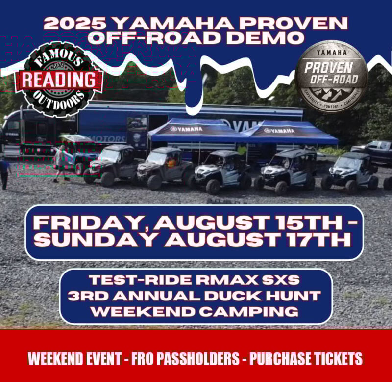 2025 Yamaha Proven Off-Road Demo | Fri, Aug 15th thru Sun, Aug 17th | FRO Passholders