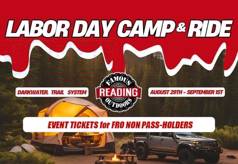 FRO Labor Day Camp & Ride Event | Event Tickets for FRO Non Pass-Holders / Non Members