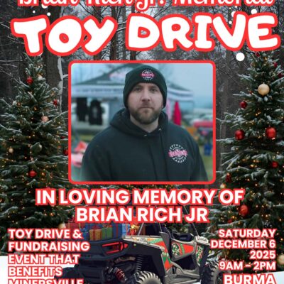 Brian Rich Jr. Memorial Toy Drive | Saturday, December 6, 2025 at 9am | FRO Burma Trails